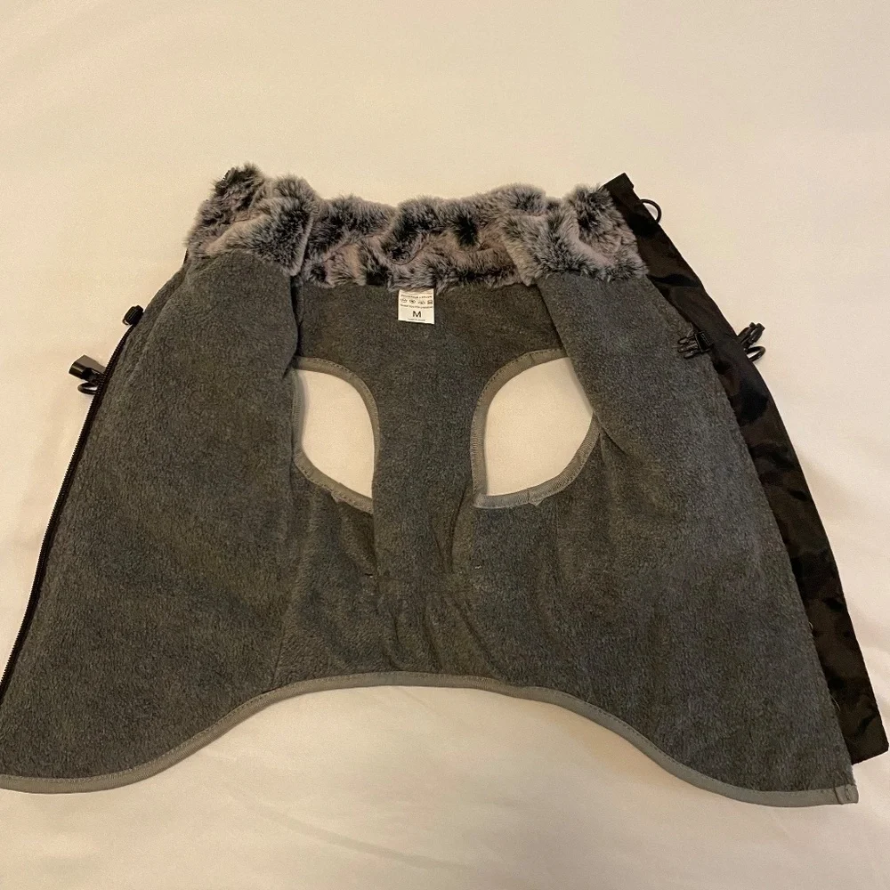 SlowTon‎ Dog Jacket With Harness- Size Medium